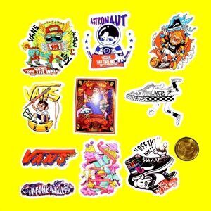 3/$20 Brand New 10x Vans Waterproof Stickers #2